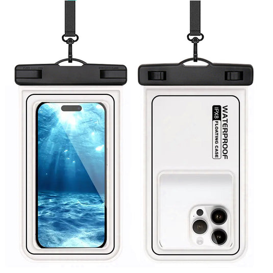 [Waterproof Phone Pouch] iPhone 16/15/14/13/12 Pro Max Plus Samsung Galaxy S24/S23/S22/S21 Google Pixel Etc, Up to 6.9'' - IP68 Universal Floating Float Water Proof Cell Phone Dry Bag Phone Case Protector