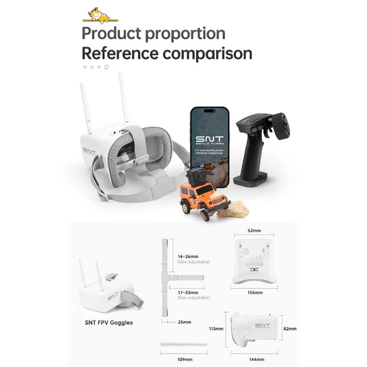 SNT Wrangler 1:64 3010 Atom Series Micro FPV Car