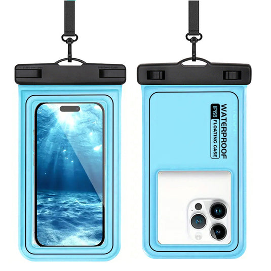 [Waterproof Phone Pouch] iPhone 16/15/14/13/12 Pro Max Plus Samsung Galaxy S24/S23/S22/S21 Google Pixel Etc, Up to 6.9'' - IP68 Universal Floating Float Water Proof Cell Phone Dry Bag Phone Case Protector