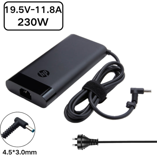 [19.5V-11.8A/230W][4.5x3.0] Cargador adaptador de fuente de alimentación de CA para computadora portátil para juegos HP Omen 15 16 17