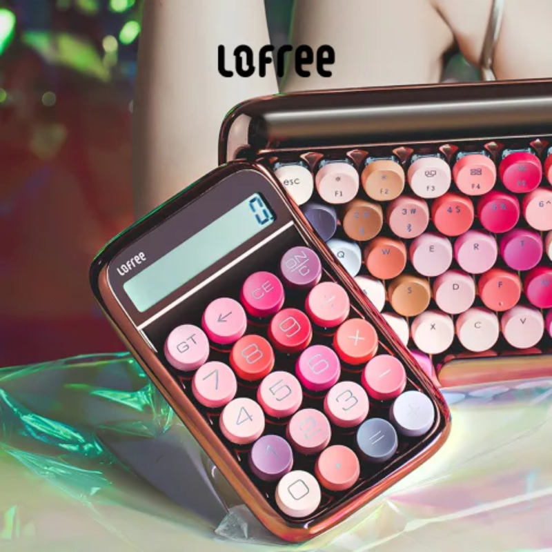 Chargez l&#39;image dans la visionneuse de la galerie, Lofree Lipstick Wireless Bluetooth Mechanical Keyboard Stylish and Portable
