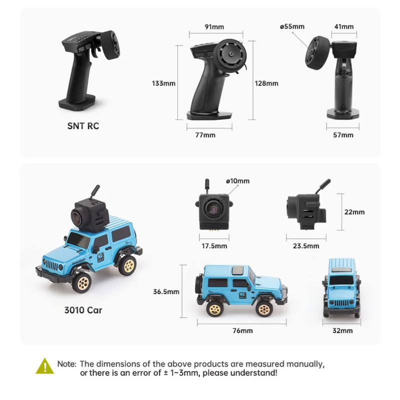 Chargez l&#39;image dans la visionneuse de la galerie, SNT Wrangler 1:64 3010 Atom Series Micro FPV Car
