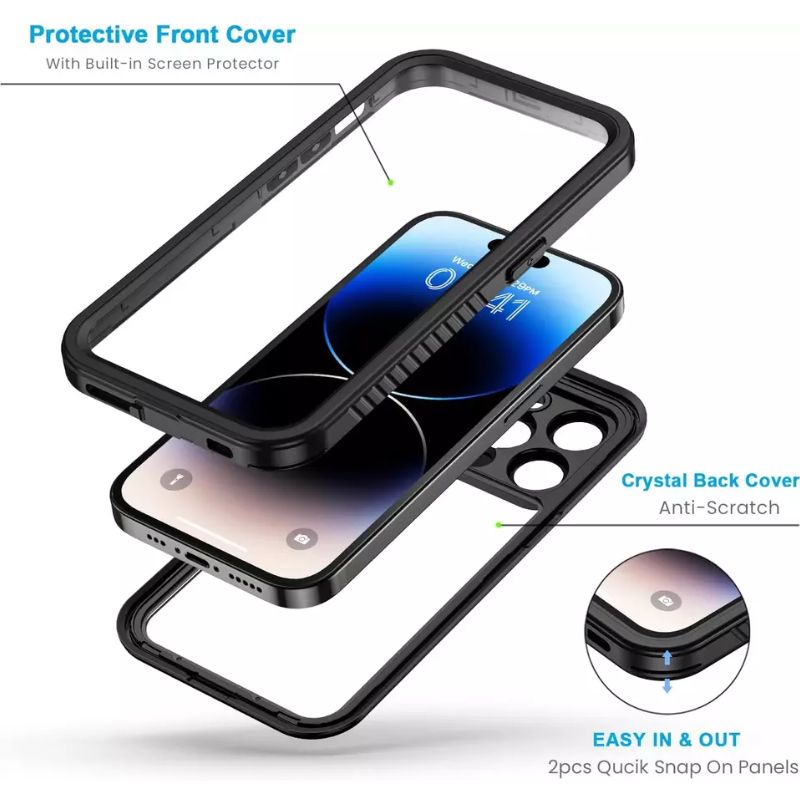 Cargue la imagen en el visor de la galería, [FS Series] Apple iPhone 14 Pro / 14 Pro Max - Redpepper Full Covered Waterproof Heavy Duty Tough Armor Case
