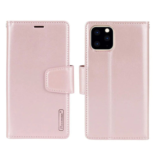 [2 in 1 Magnetic Detachable] Apple iPhone 15/15 Plus/15 Pro/15 Pro Max Hanman Miro Flip Wallet Leather Case - Polar Tech Australia