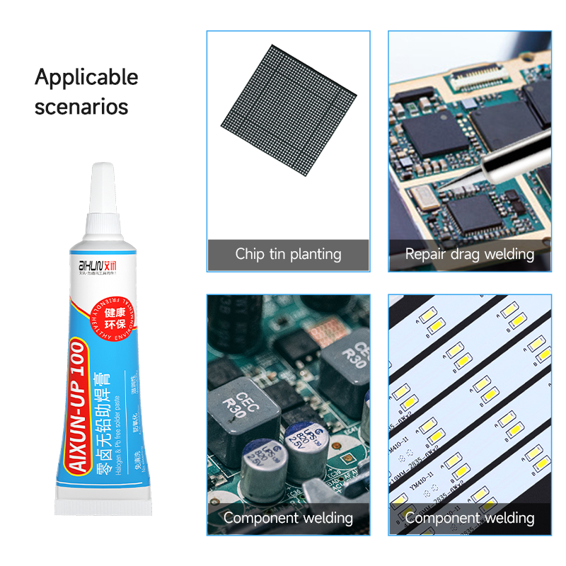 Chargez l&#39;image dans la visionneuse de la galerie, AiXun UP100 Zero Halogen Lead-Free Soldering Flux – 10ML
