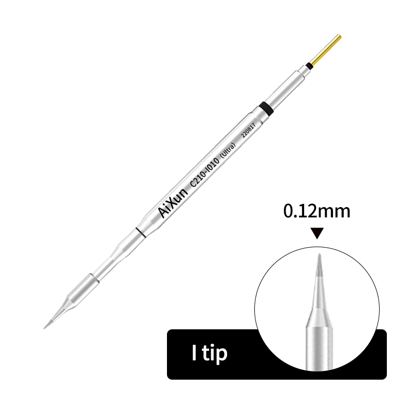 Chargez l&#39;image dans la visionneuse de la galerie, AiXun C210 Replacement Soldering Iron Tips – High-Precision Micro Soldering for SMD Rework
