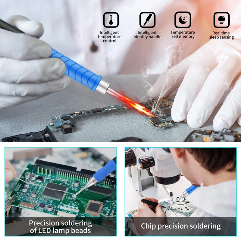 Load image into Gallery viewer, [AiXun T420D] Dual Channel Smart Soldering Station – 200W
