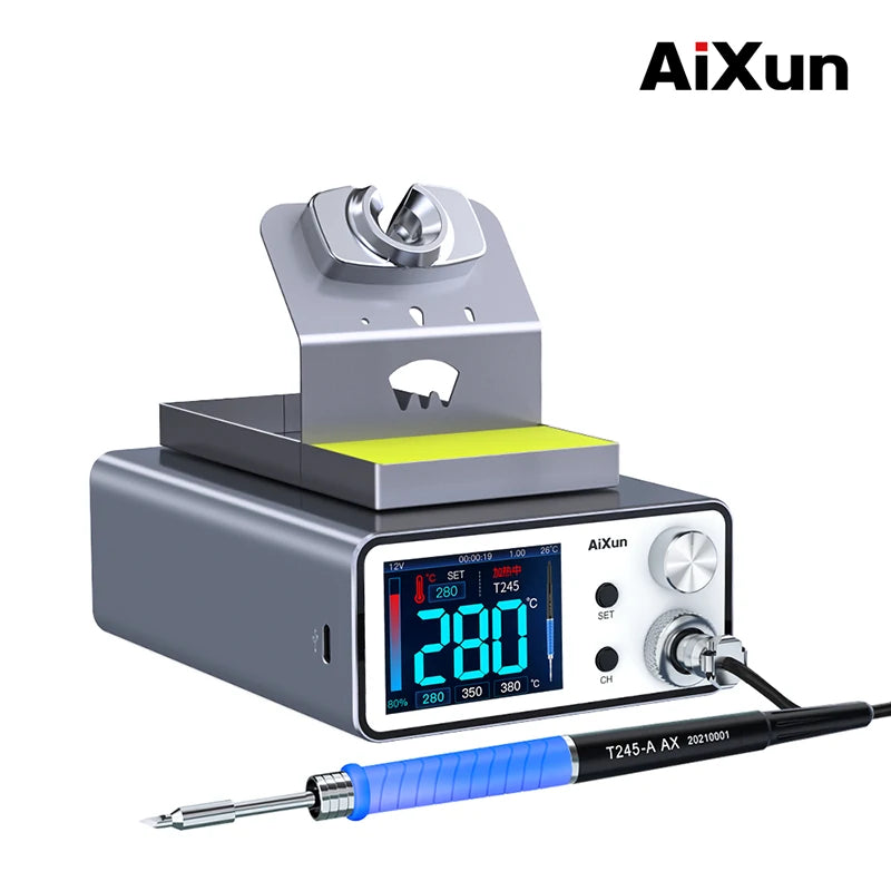 Load image into Gallery viewer, AiXun T3AS 200W All-in-One Soldering Station – High-Power Precision Soldering
