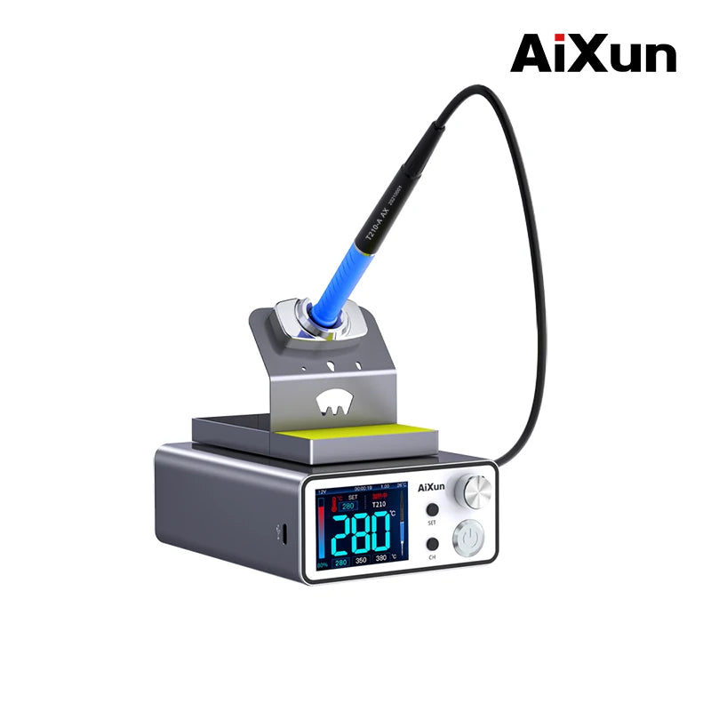 Load image into Gallery viewer, AiXun T3BS 75W Integrated Soldering Station – Precision Electronics Repair
