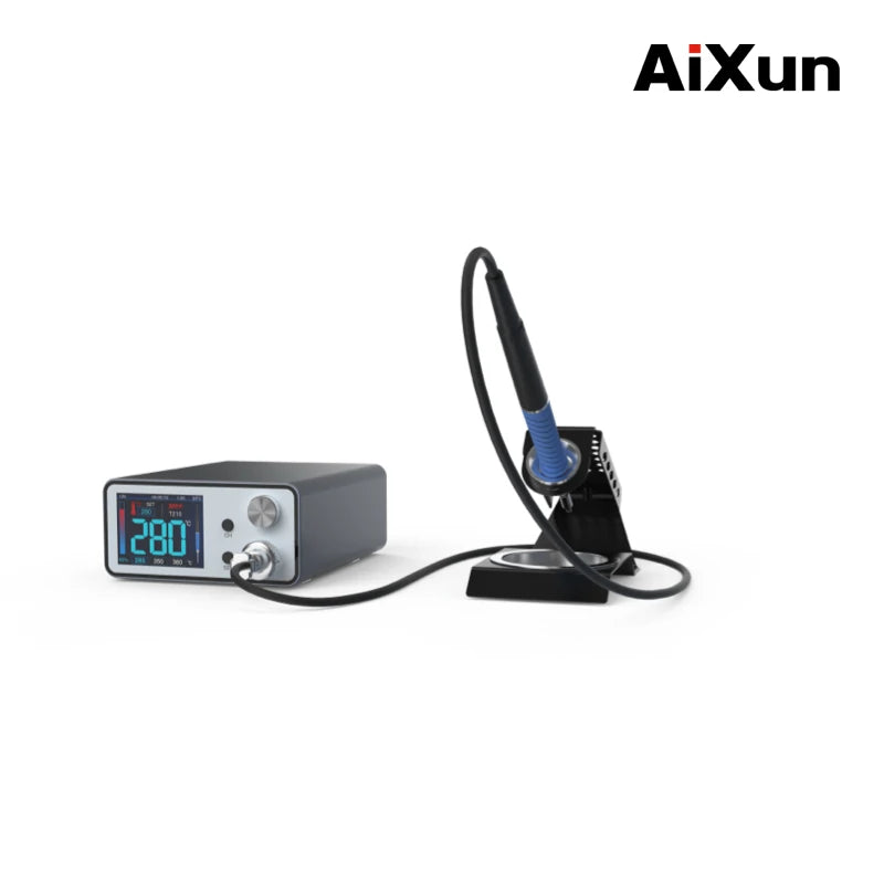 Load image into Gallery viewer, AiXun T3A 200W Temperature Controlled Quick Soldering Station – Precision, Speed, and Efficiency
