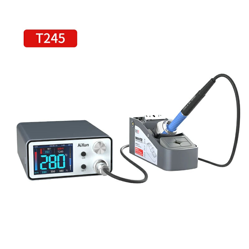 Load image into Gallery viewer, AiXun T3A 200W Temperature Controlled Quick Soldering Station – Precision, Speed, and Efficiency
