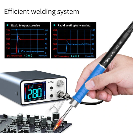 AiXun T3A 200W Temperature Controlled Quick Soldering Station – Precision, Speed, and Efficiency