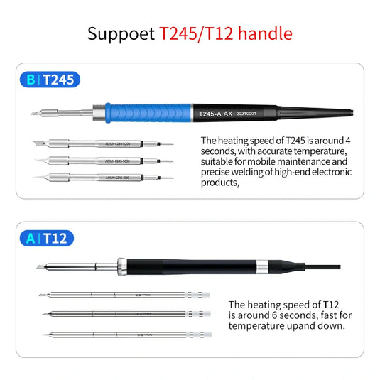 AiXun T3A 200W Temperature Controlled Quick Soldering Station – Precision, Speed, and Efficiency