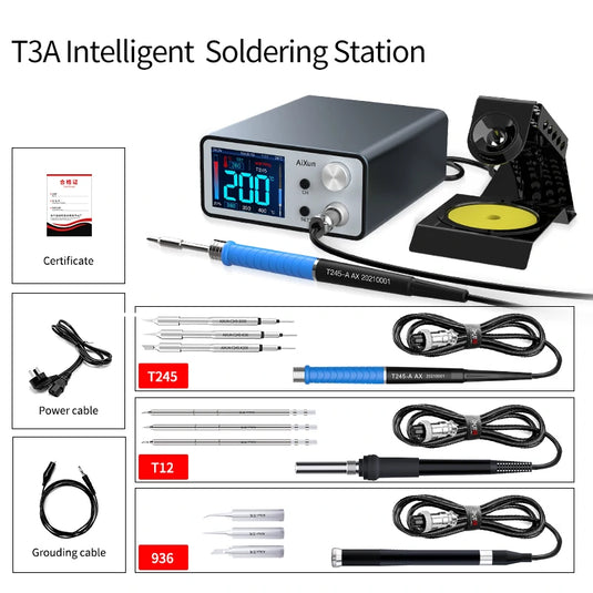 AiXun T3A 200W Temperature Controlled Quick Soldering Station – Precision, Speed, and Efficiency