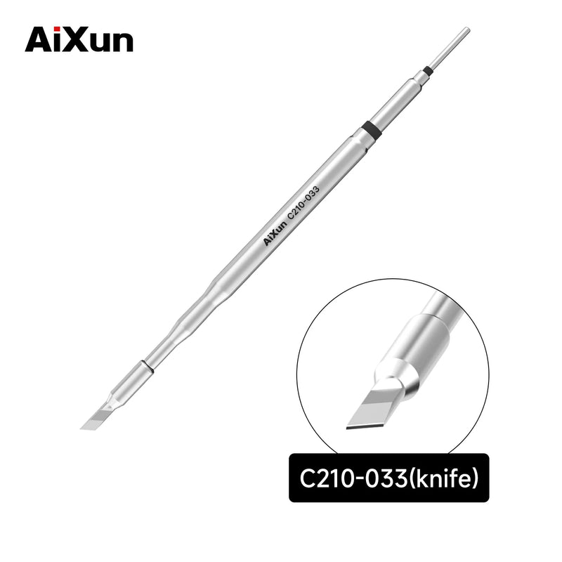 Chargez l&#39;image dans la visionneuse de la galerie, AiXun C210 Customized Soldering Iron Tips – High-Performance Replacement for Precision Soldering
