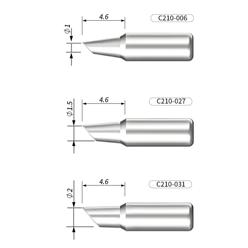 Load image into Gallery viewer, AiXun C210 Customized Soldering Iron Tips – High-Performance Replacement for Precision Soldering
