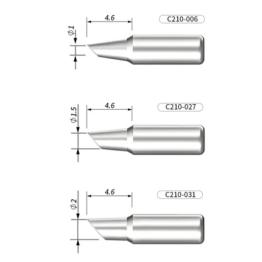 AiXun C210 Customized Soldering Iron Tips – High-Performance Replacement for Precision Soldering