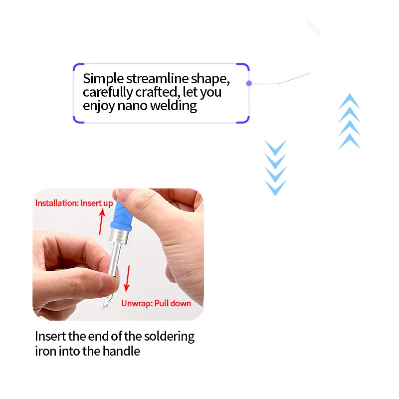 Load image into Gallery viewer, AiXun C245 High-Level Nano Lead-Free Soldering Iron Tips – JBC-Compatible Replacement for T245 Handles
