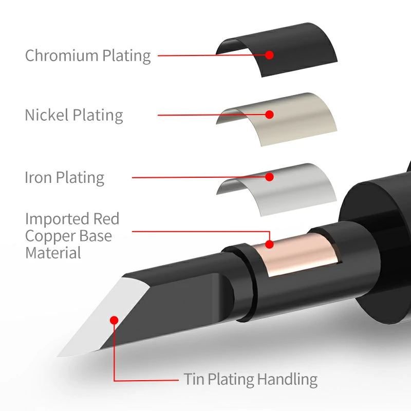 Chargez l&#39;image dans la visionneuse de la galerie, AiXun 936 High-Level Lead-Free Soldering Iron Tips for T3A Soldering Station
