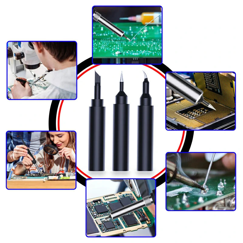 Load image into Gallery viewer, AiXun 936 High-Level Lead-Free Soldering Iron Tips for T3A Soldering Station
