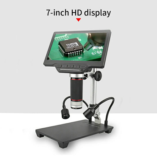 AiXun 7-Inch HD Digital Industrial Microscope – Perfect for BGA Rework & Precision Soldering