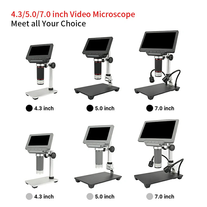 Chargez l&#39;image dans la visionneuse de la galerie, AiXun 7-Inch HD Digital Industrial Microscope – Perfect for BGA Rework &amp; Precision Soldering
