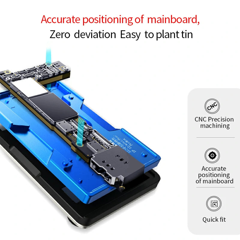 Load image into Gallery viewer, AiXun Z12 Strong Magnetic Middle Frame Reballing Platform – For iPhone 12 Series Motherboard Repair
