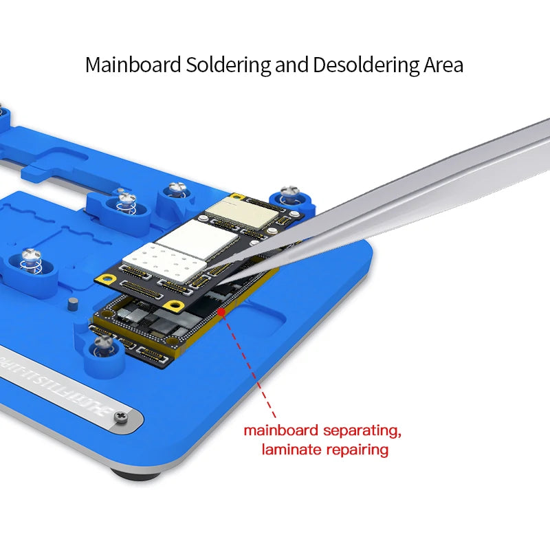 Chargez l&#39;image dans la visionneuse de la galerie, AiXun FT11S Logic Board Repair Fixture – Professional Mainboard Separation &amp; Soldering Jig for iPhone 11 Series
