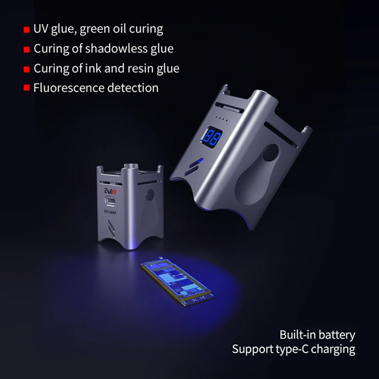 AiXun Hurricane UV Lamp – 2-in-1 Mobile Repair UV Curing Lamp with Fan