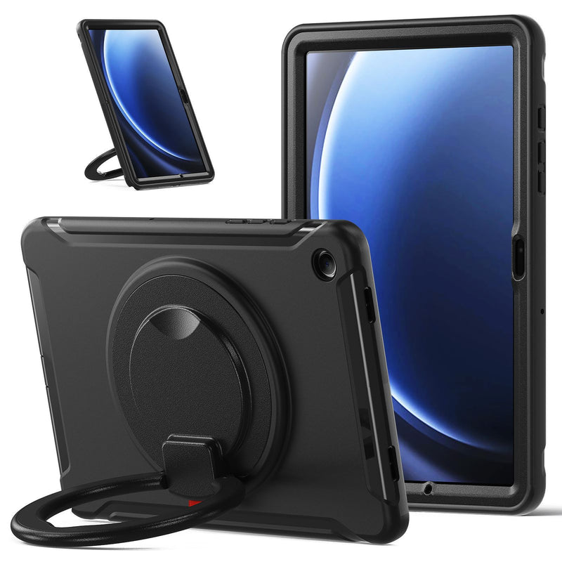 Load image into Gallery viewer, Samsung Galaxy Tab A9 2023 8.7&quot; (SM-X110 / X115) Heavy Duty Ring Holder Stand Silicone Kid Case - Polar Tech Australia
