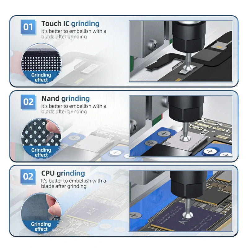 Chargez l&#39;image dans la visionneuse de la galerie, AiXun 2nd Gen Chip Grinding Machine for Touch IC, NAND, and CPU Polishing – Precision and Efficiency
