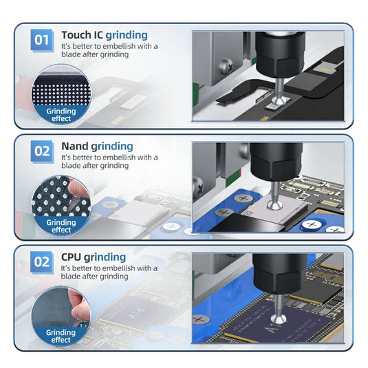 AiXun 2nd Gen Chip Grinding Machine for Touch IC, NAND, and CPU Polishing – Precision and Efficiency