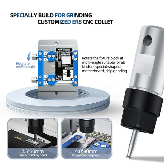 AiXun 2nd Gen Chip Grinding Machine for Touch IC, NAND, and CPU Polishing – Precision and Efficiency