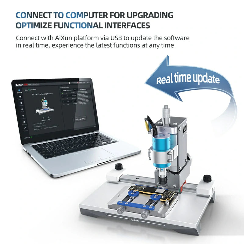 Load image into Gallery viewer, AiXun 2nd Gen Chip Grinding Machine for Touch IC, NAND, and CPU Polishing – Precision and Efficiency
