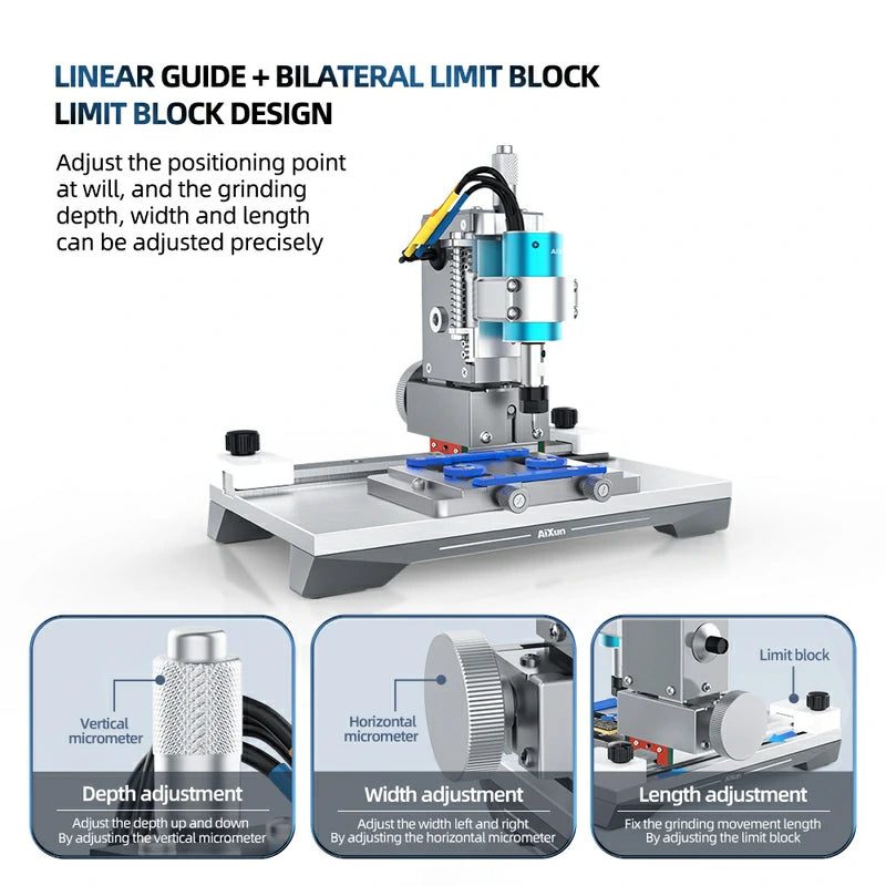 Load image into Gallery viewer, AiXun 2nd Gen Chip Grinding Machine for Touch IC, NAND, and CPU Polishing – Precision and Efficiency
