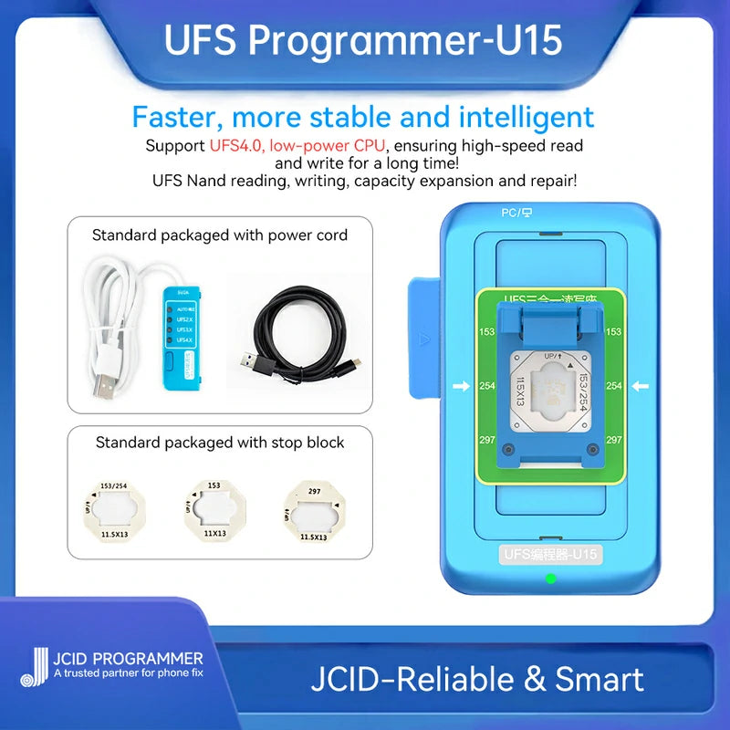 Load image into Gallery viewer, [JC U15] JCID UFS Programmer For Android BGA 153/254/297 Nand Reading And Writing
