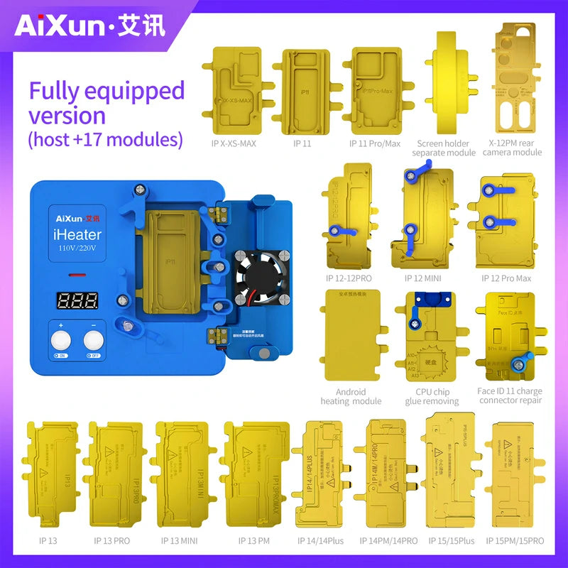 Load image into Gallery viewer, AiXun iHeater 3rd Gen Desoldering Station – Advanced Motherboard Repair Tool
