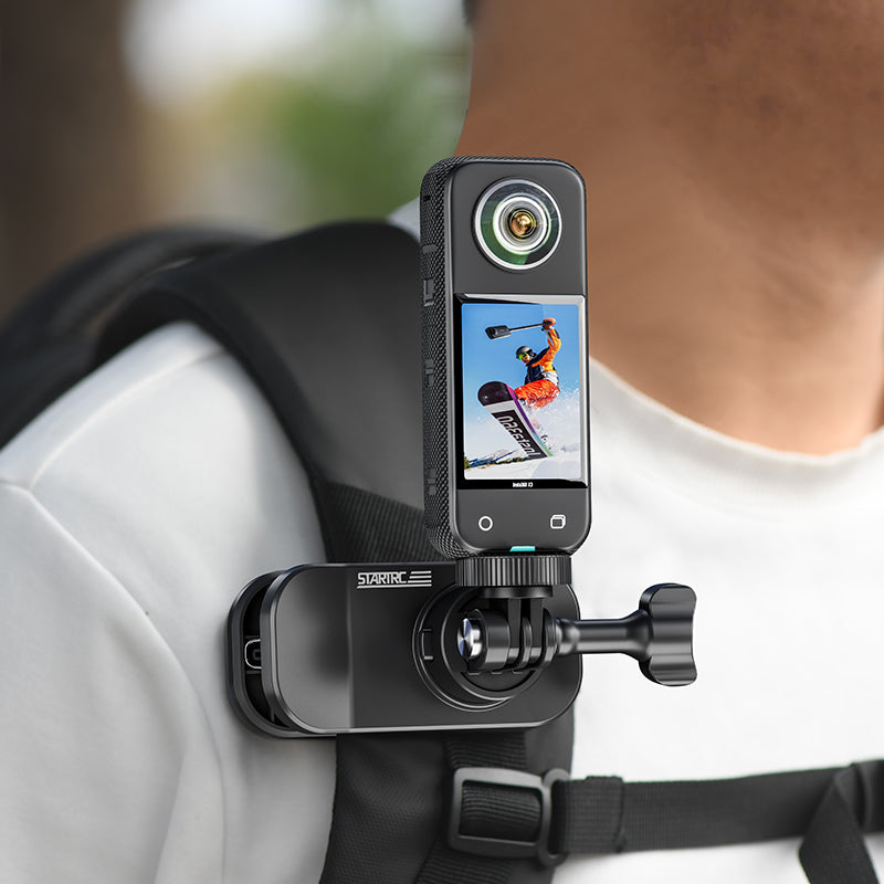 Chargez l&#39;image dans la visionneuse de la galerie, STARTRC Magnetic Universal Backpack Clip for Action Cameras
