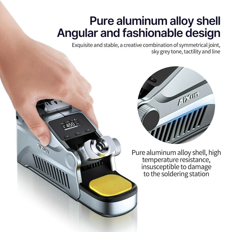 Load image into Gallery viewer, AiXun T380 Portable Smart Soldering Station
