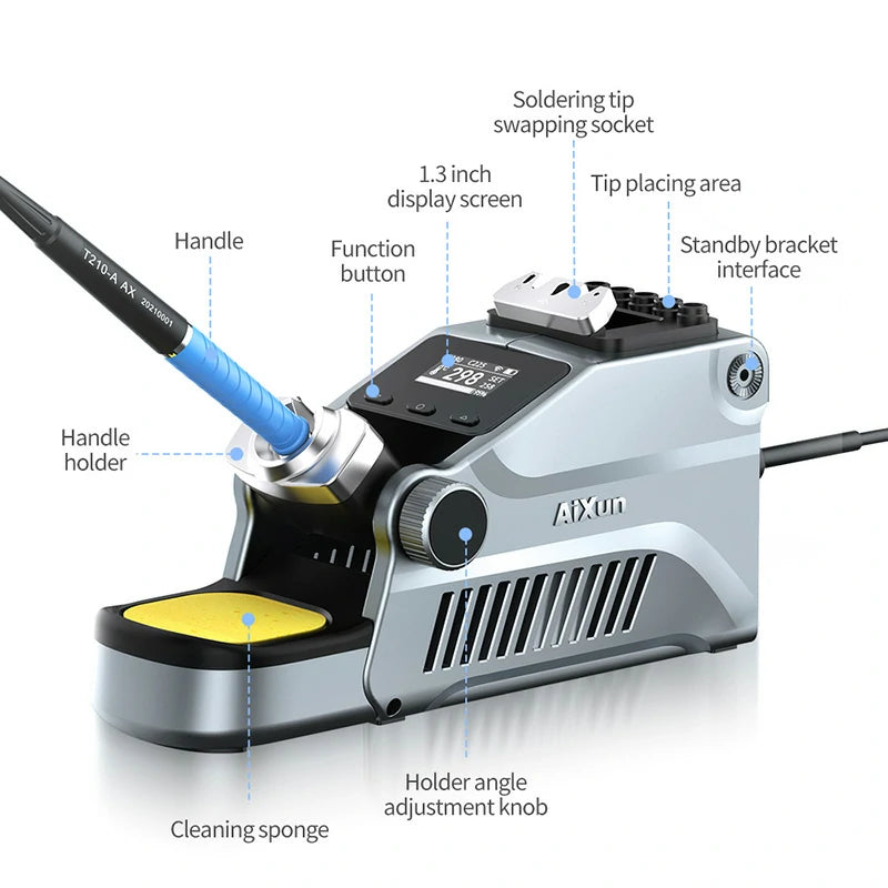 Load image into Gallery viewer, AiXun T380 Portable Smart Soldering Station
