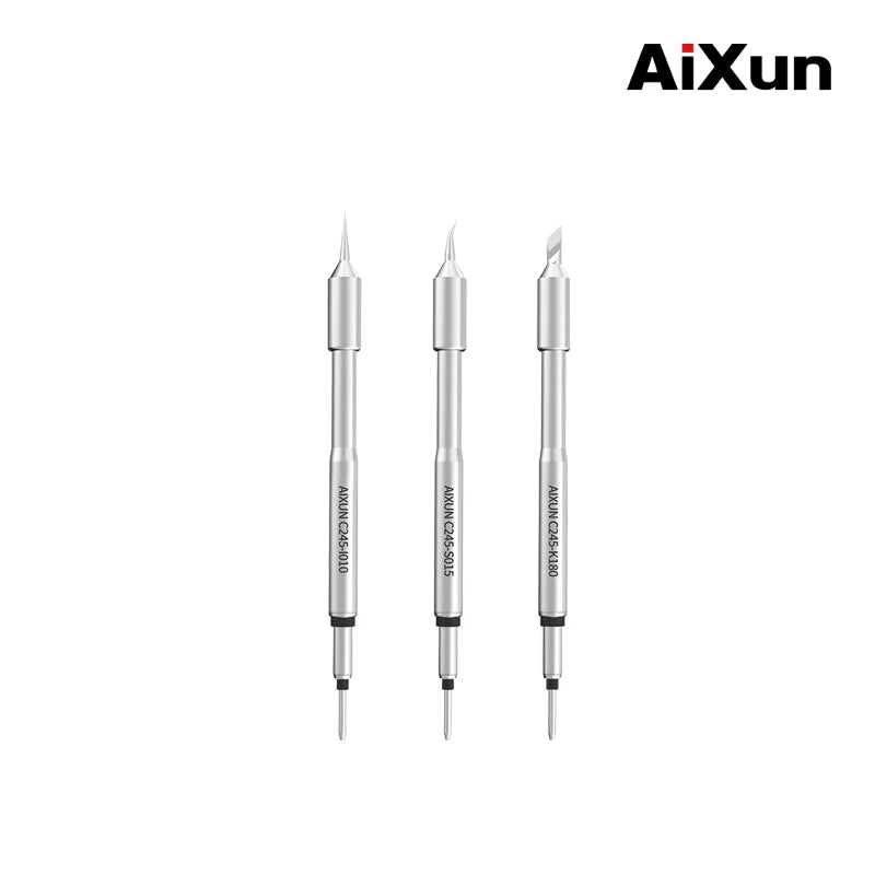 Cargue la imagen en el visor de la galería, AiXun C245 High-Level Nano Lead-Free Soldering Iron Tips – JBC-Compatible Replacement for T245 Handles
