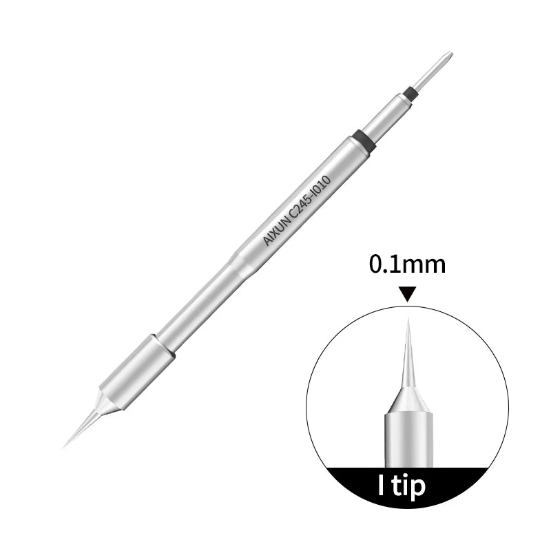 Cargue la imagen en el visor de la galería, AiXun C245 High-Level Nano Lead-Free Soldering Iron Tips – JBC-Compatible Replacement for T245 Handles
