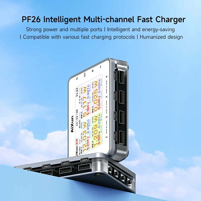 Chargez l&#39;image dans la visionneuse de la galerie, [AiXun PF26] Intelligent Multi-Channel Fast Charger
