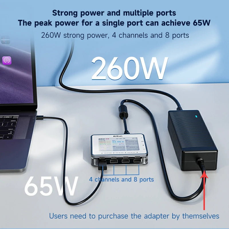 Chargez l&#39;image dans la visionneuse de la galerie, [AiXun PF26] Intelligent Multi-Channel Fast Charger
