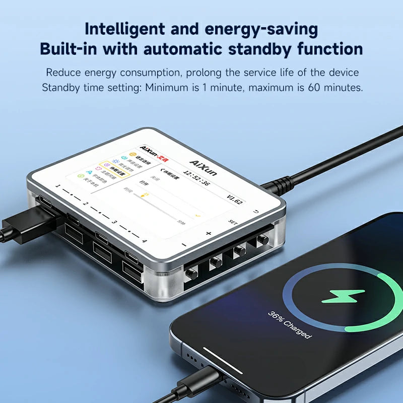 Chargez l&#39;image dans la visionneuse de la galerie, [AiXun PF26] Intelligent Multi-Channel Fast Charger
