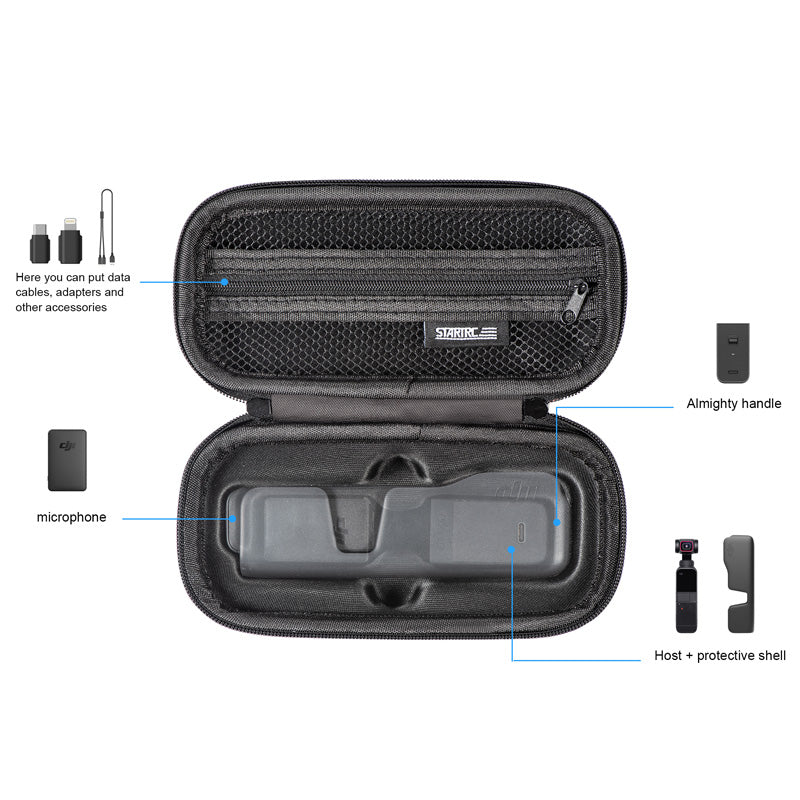 Chargez l&#39;image dans la visionneuse de la galerie, STARTRC Portable Carrying Case with Wrist Strap for DJI OSMO Pocket 2
