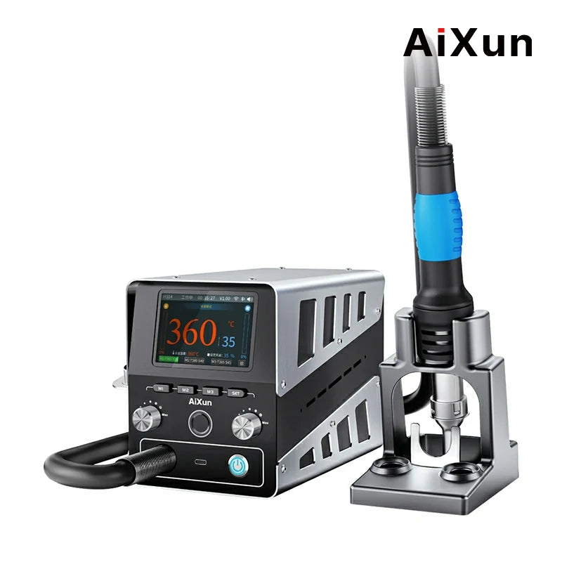 Load image into Gallery viewer, [H314] AiXun 1400W Smart Hot Air Rework Station – Intelligent SMD/BGA Repair
