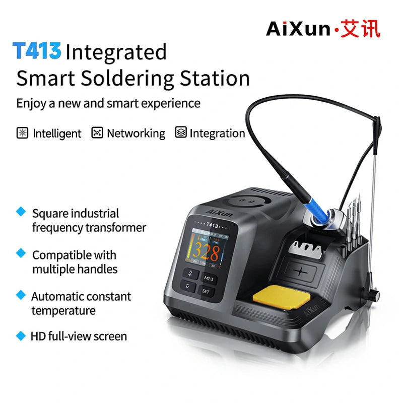 Load image into Gallery viewer, [AiXun T413] 200W Integrated Smart Soldering Station
