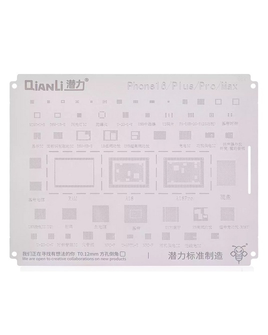 [QS689] Qianli iPhone 16 Series Bumblebee Stencil