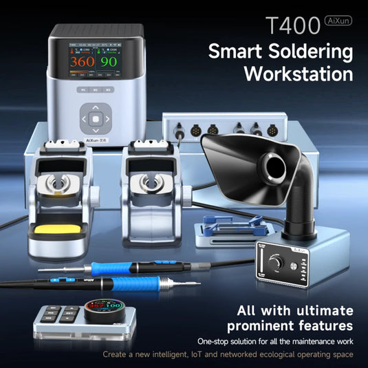 [AiXun T400] Smart Soldering Workstation – 320W Soldering Iron Kit